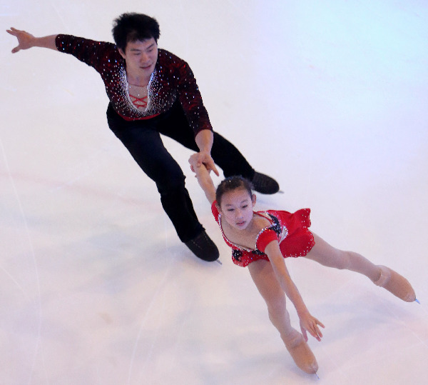 花樣滑冰——彭程/張昊全新組合申城首秀