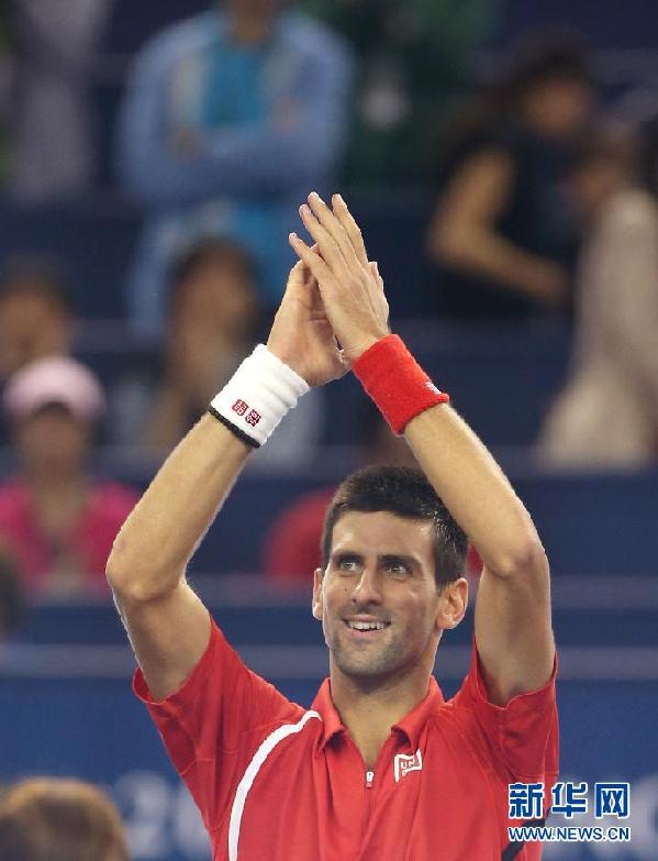 網(wǎng)球——上海大師賽：焦科維奇對陣默里