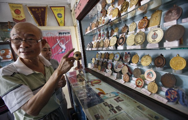 陳鴻康老人:用收藏詮釋奧運精神