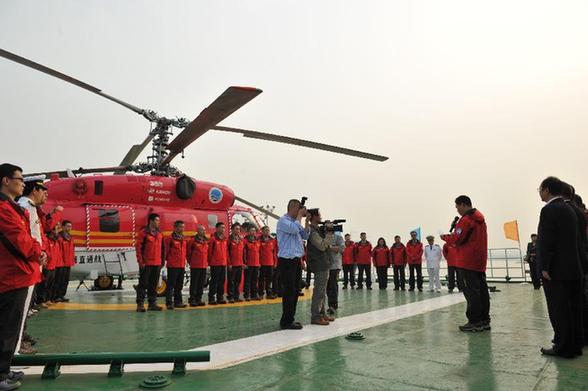 “雪鷹12”號直升機加入中國極地考察行列