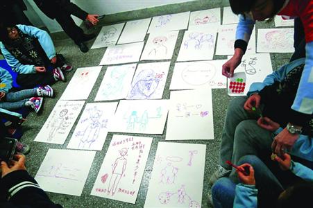 滬上高中生畫筆下的