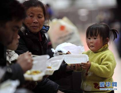 家的召喚 2011年春運讓你動容的瞬間