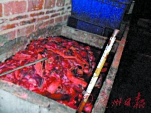 廣州查獲制毒臘肉窩點 敵百蟲加著色劑熏制臘肉