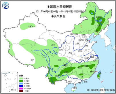 中國(guó)氣象干旱區(qū)將有明顯降水 云南西部局地大雨