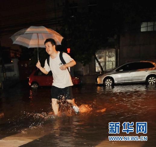 北京再次迎來強降雨 部分城區嚴重積水(組圖)