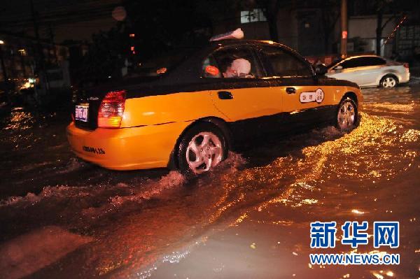 北京再次迎來強降雨 部分城區嚴重積水(組圖)