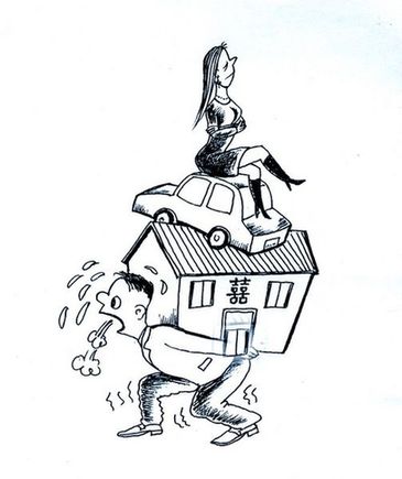 中國男人結(jié)婚負擔(dān)是美國男人百倍 悲催在于