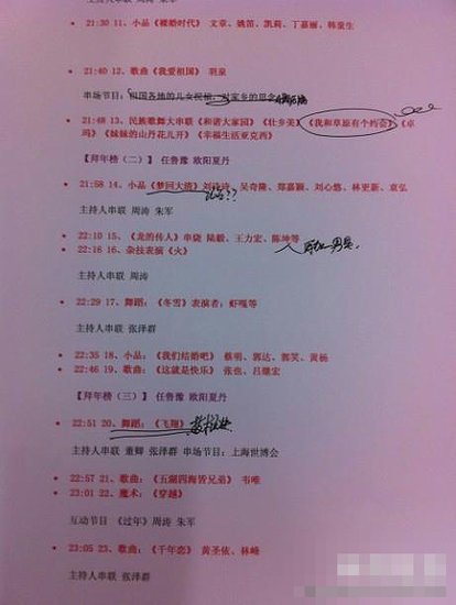 傳春晚節(jié)目單泄露 趙本山攜愛徒小沈陽“壓軸”