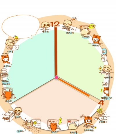 下午4點(diǎn)你在辦公室干嗎 漫畫趣繪白領(lǐng)走神窘相