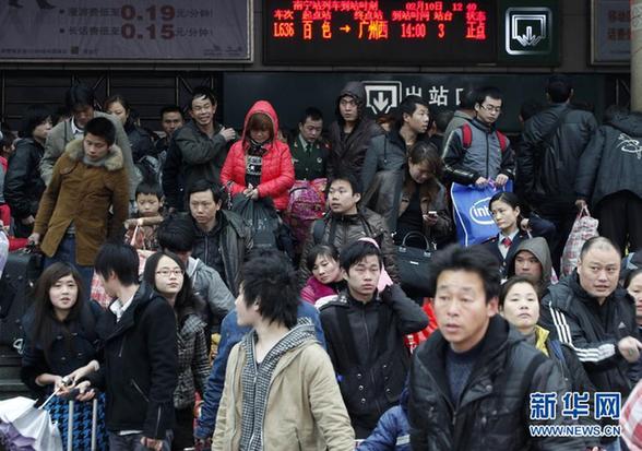 2012鐵路春運今日結束 共發送旅客超2.35億人次