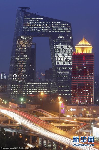 央視新臺址主樓竣工 將用于轉播倫敦奧運