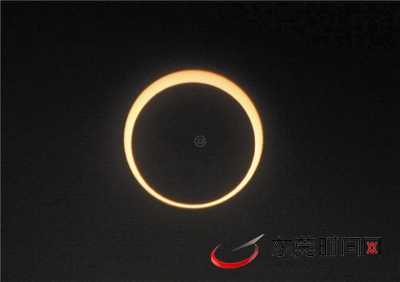 日環食壯觀景象