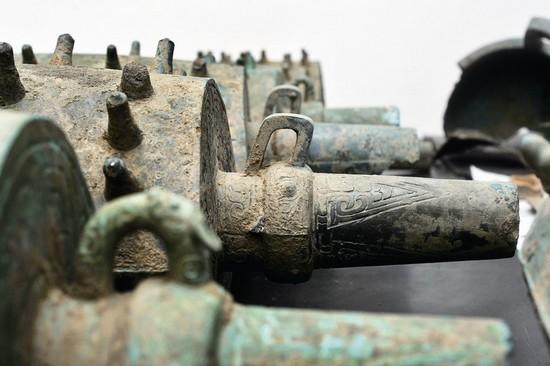 湖北首次發現西周楚國國君用編鐘(圖)