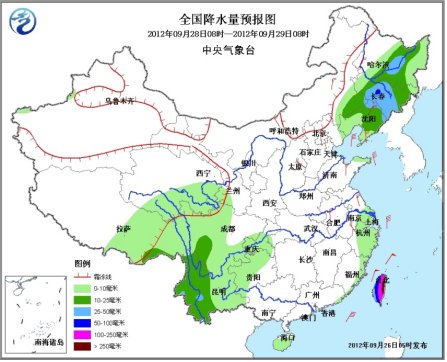 我國東北、華北等地將有降雨并伴有4～6℃降溫