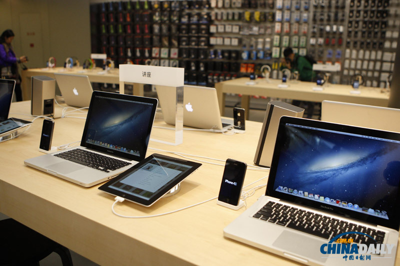 亞洲最大蘋果直營店落戶北京王府井