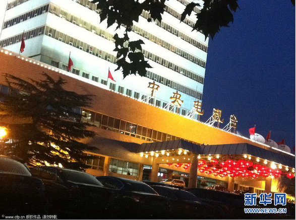 2013年央視蛇年春晚舞臺開始施工 內場圖曝光