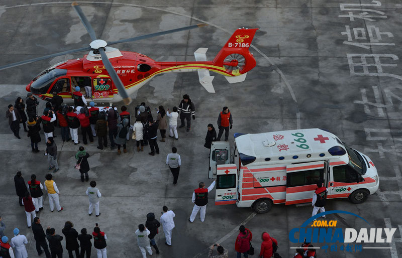 北京：999醫療直升機赴太原接患兒