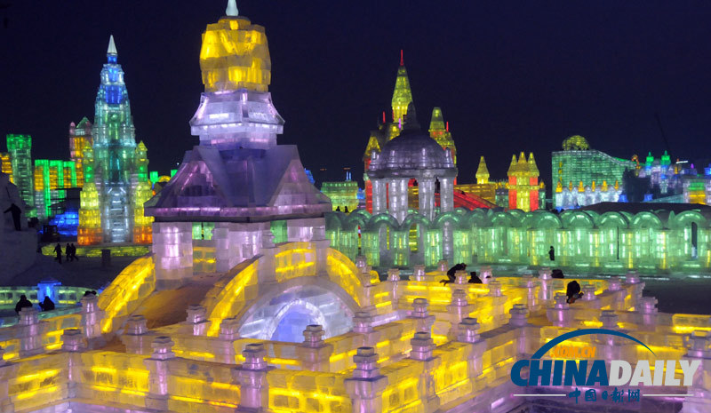 第十四屆哈爾濱冰雪大世界試開園
