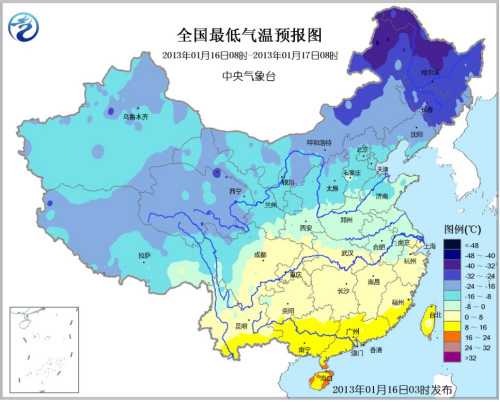 冷空氣影響中國北方地區(qū) 局地降溫可達(dá)10℃