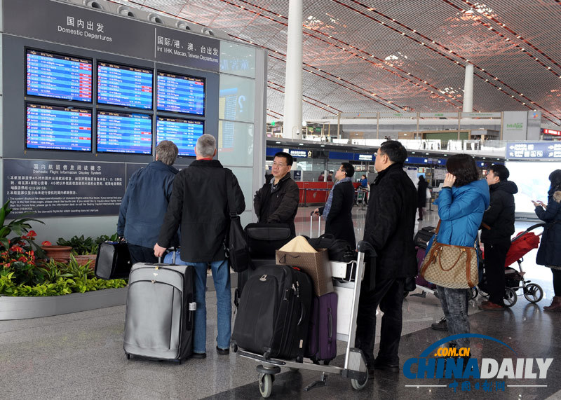 “大寒”迎來降雪 首都機場全力保障