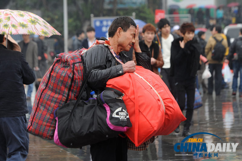 直擊全國各地春運表情