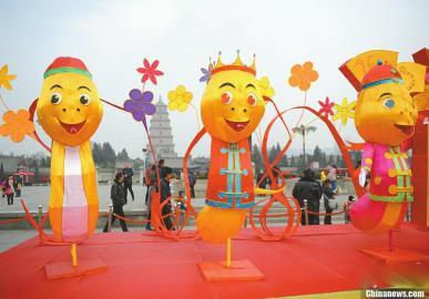 各地蛇年吉祥物遭吐槽:何方妖孽 毀三觀啊(圖)