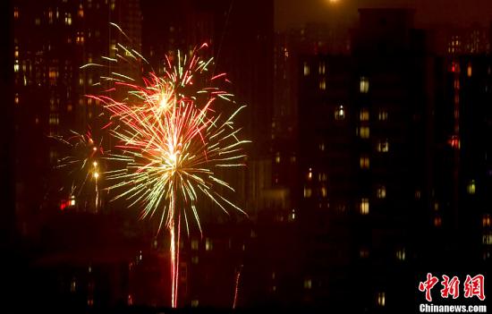 環保部:春節城市空氣質量有所下降 與放煙花有關