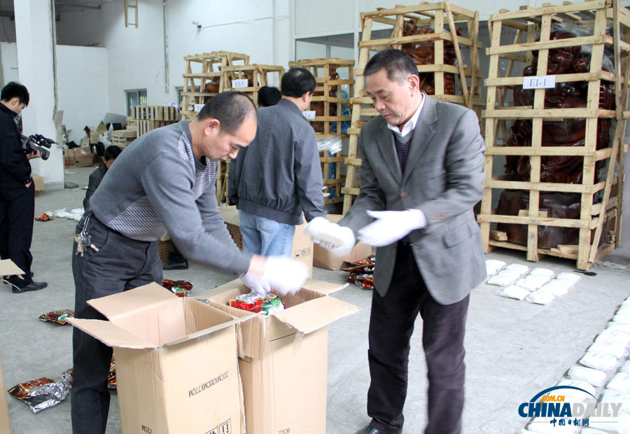 福州破獲特大走私毒品案 木雕內藏K粉1.07噸