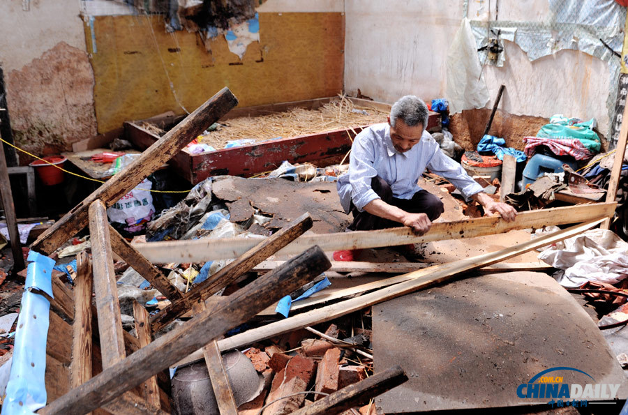 龍卷風、冰雹襲擊湖南洞口