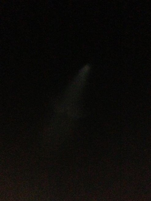 我國多地出現UFO 網友分析疑是反導試驗（圖）