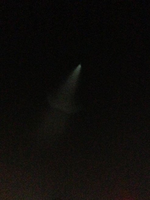 我國多地出現(xiàn)UFO 網(wǎng)友分析疑是反導(dǎo)試驗（圖）