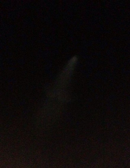 我國(guó)多地出現(xiàn)UFO 網(wǎng)友分析疑是反導(dǎo)試驗(yàn)（圖）