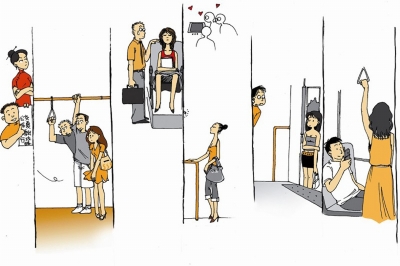 網友總結公交車最易走光位置 有車長稱“基本在理”