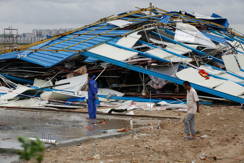 高清：直擊“溫比亞”過(guò)后湛江受災(zāi)情況