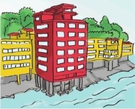 大雨來襲村民家進水田被淹 擠占河道建房惹質疑