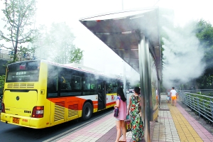 30個車站將裝噴霧降溫系統 每30秒噴霧一次