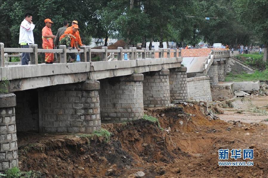 強(qiáng)降雨致遼寧阜新一橋梁垮塌四人死亡