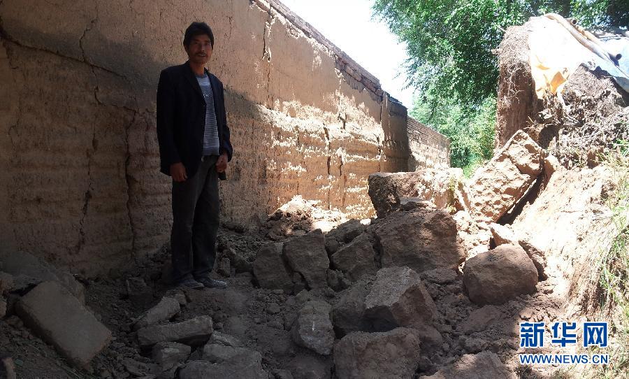 甘肅定西岷縣附近發生6.6級左右地震 居民下樓躲避