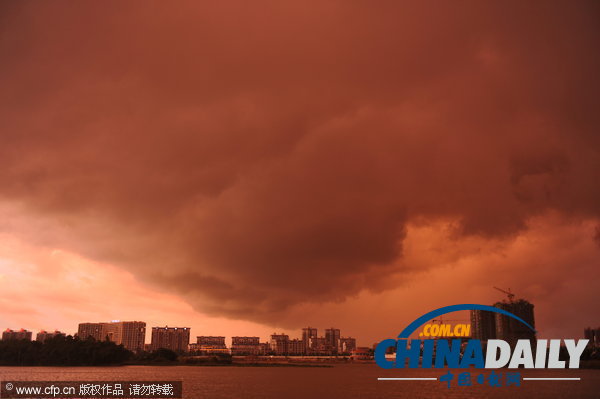 海南瓊海：風暴欲來