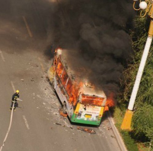 烏魯木齊起火公交車屬于民營公交企業
