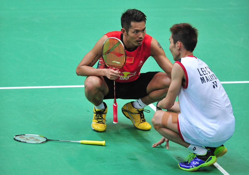 高清：羽毛球世錦賽林丹奪冠 激情擁吻妻子謝杏芳