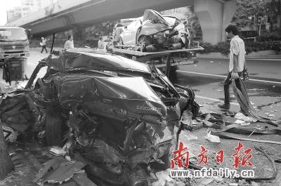 廣州江灣大橋車禍3死4傷 肇事奔馳司機涉嫌醉駕