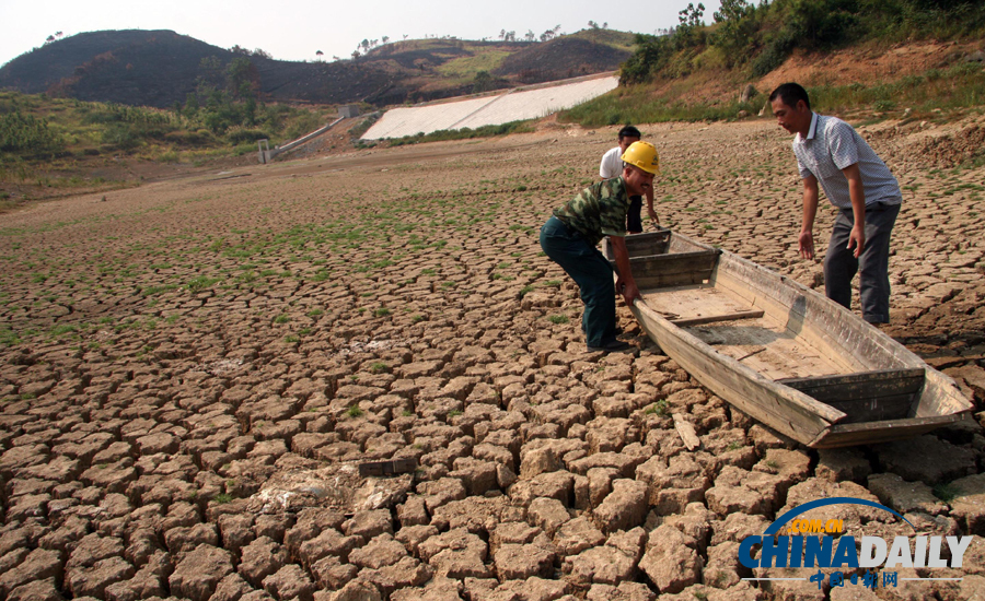 村支書放干自家承包水庫救活鄉(xiāng)親禾苗 3萬斤魚無水曬成魚干