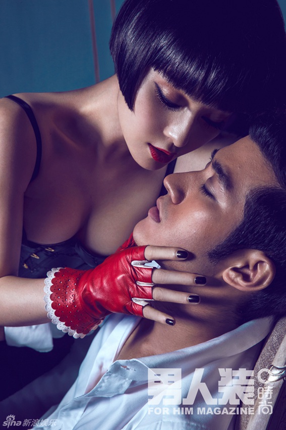 南笙妹妹變欲女惹爭議 圖揭女星重口味《男人裝》封面