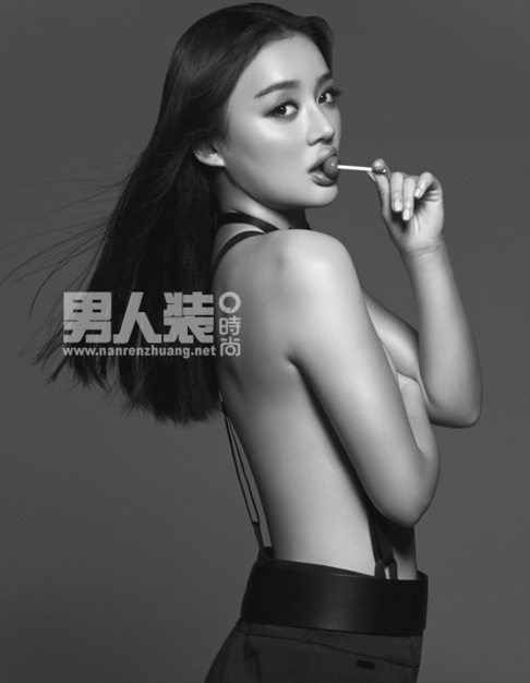 南笙妹妹變欲女惹爭議 圖揭女星重口味《男人裝》封面