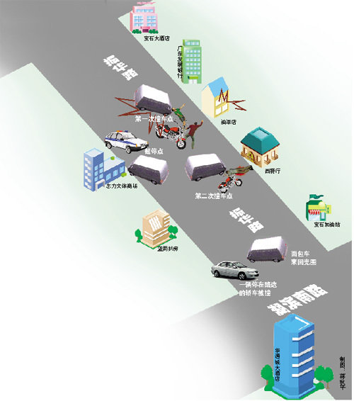 東莞面包車狂奔傷多人 10余警車圍堵開槍撞停