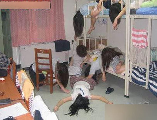 男生被分女宿舍引嫉妒羨慕恨 揭女生寢室私密事(組圖)