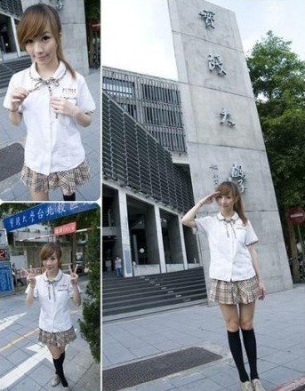 網(wǎng)友旅途中曬各地心中最美校服