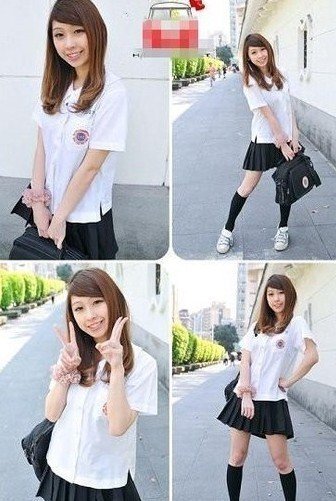 網(wǎng)友旅途中曬各地心中最美校服