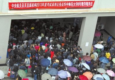 “國考”首日報名爆棚 人數創5年來新高